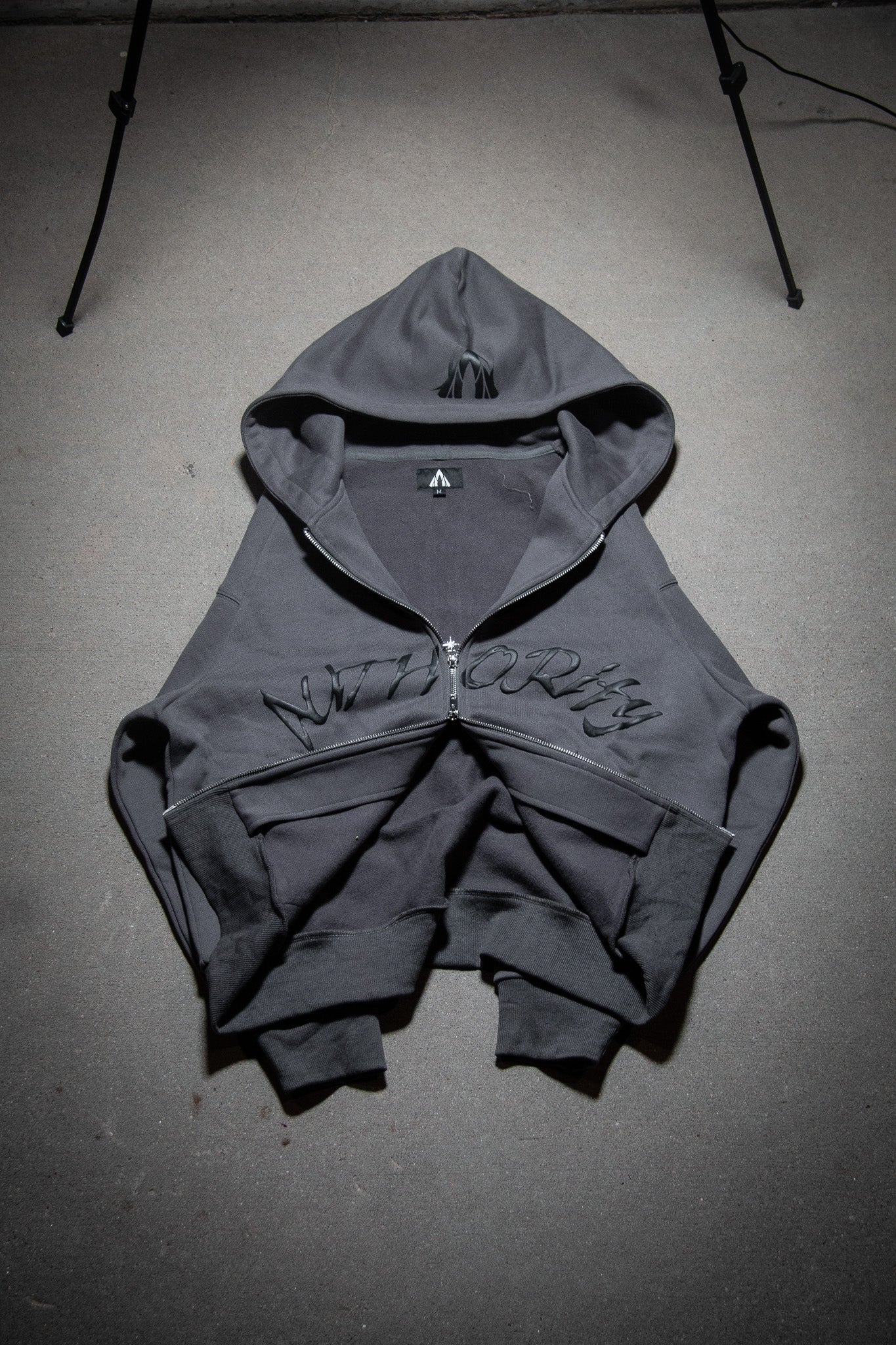 AUTHORITY DOUBLE ZIP UP (GRAY)