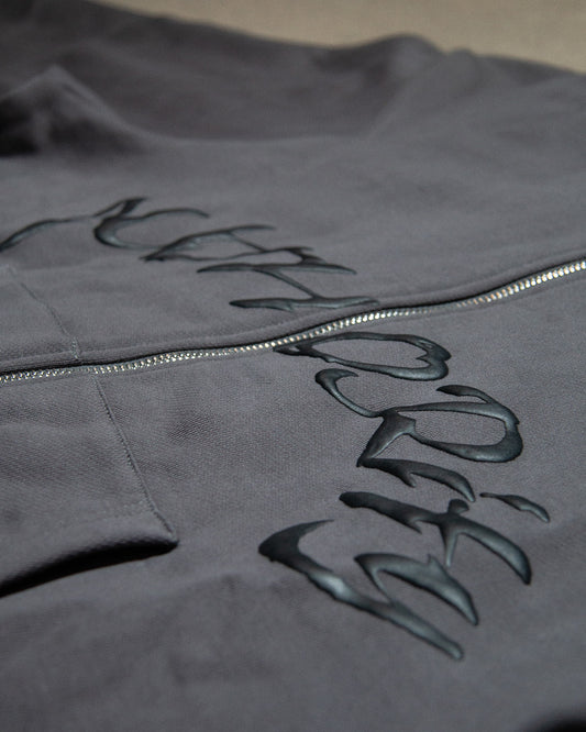 AUTHORITY DOUBLE ZIP UP (GRAY)