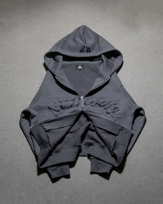 AUTHORITY DOUBLE ZIP UP (GRAY)