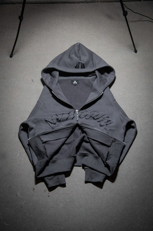 AUTHORITY DOUBLE ZIP UP (GRAY)